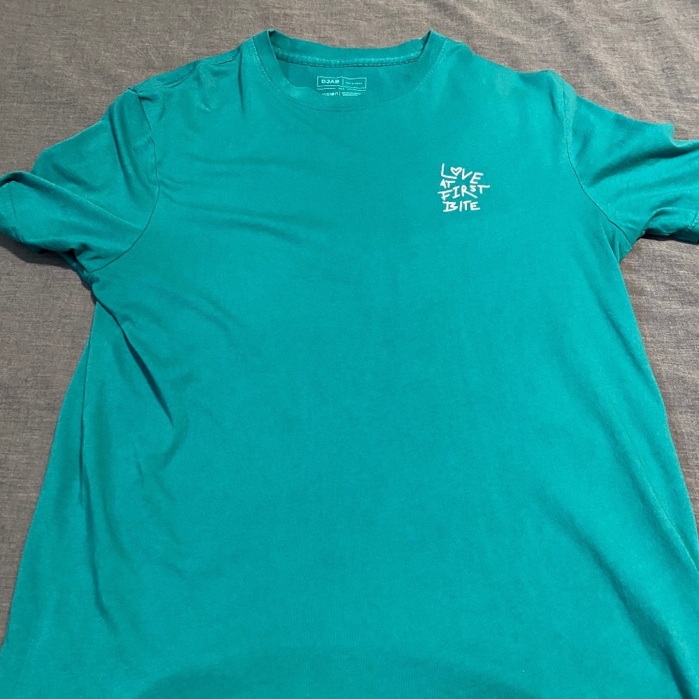 Mens Medium Turquoise DJAB Graphic Tee